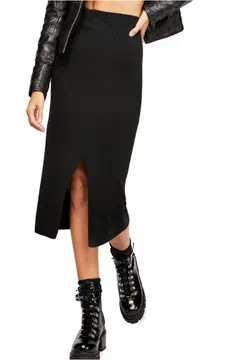 Skyline Rib Midi Skirt | Nordstrom