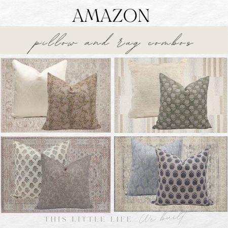 Amazon pillow and rug combos!

Amazon, Amazon home, home decor, seasonal decor, home favorites, Amazon favorites, home inspo, home improvement

#LTKhome #LTKSeasonal #LTKstyletip