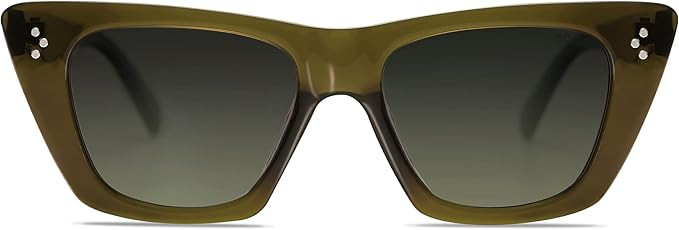 SOJOS Retro Trendy Cat Eye Polarized Sunglasses for Women Cute Stylish UV400 Sunnies SJ2199 | Amazon (US)