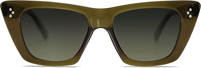 SOJOS Retro Trendy Cat Eye Polarized Sunglasses for Women Cute Stylish UV400 Sunnies SJ2199 | Amazon (US)