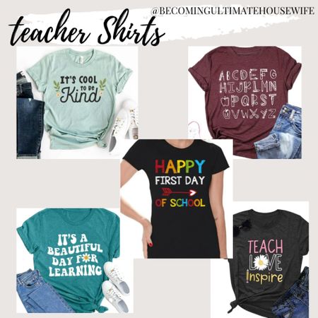Walmart right now has some really cute teacher shirts these would be great for any teacher even home schooling mamas like myself. May are as low as $9

#LTKworkwear #LTKunder50 #LTKBacktoSchool