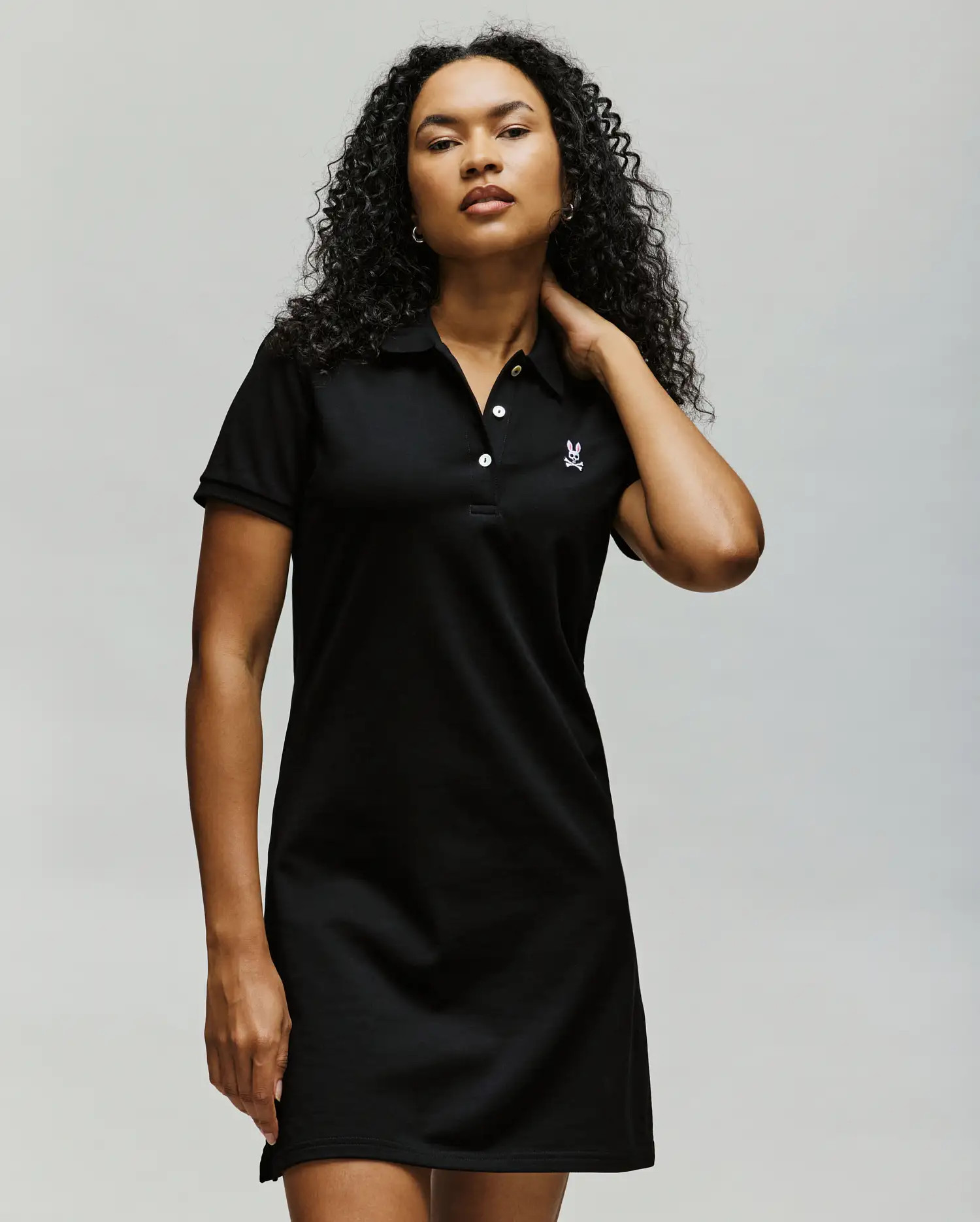 Womens Black Polo Dress | Psycho Bunny | Psycho Bunny (CA)