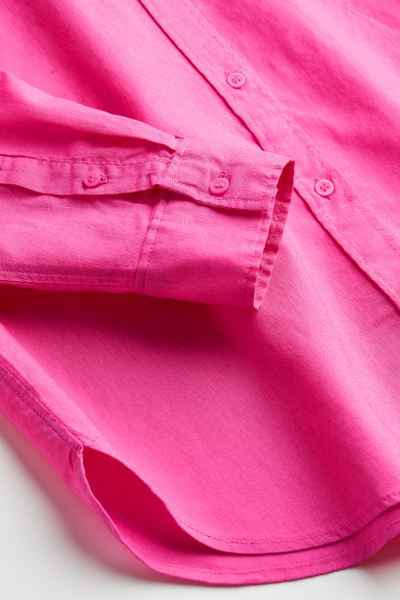 Linen-blend shirt | H&M (UK, MY, IN, SG, PH, TW, HK)