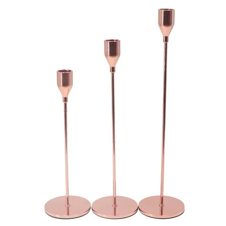 Metal Candle Holders Candlestick Fashion Wedding Table Candle Stand Exquisite Candlestick for Taper  | Walmart (US)