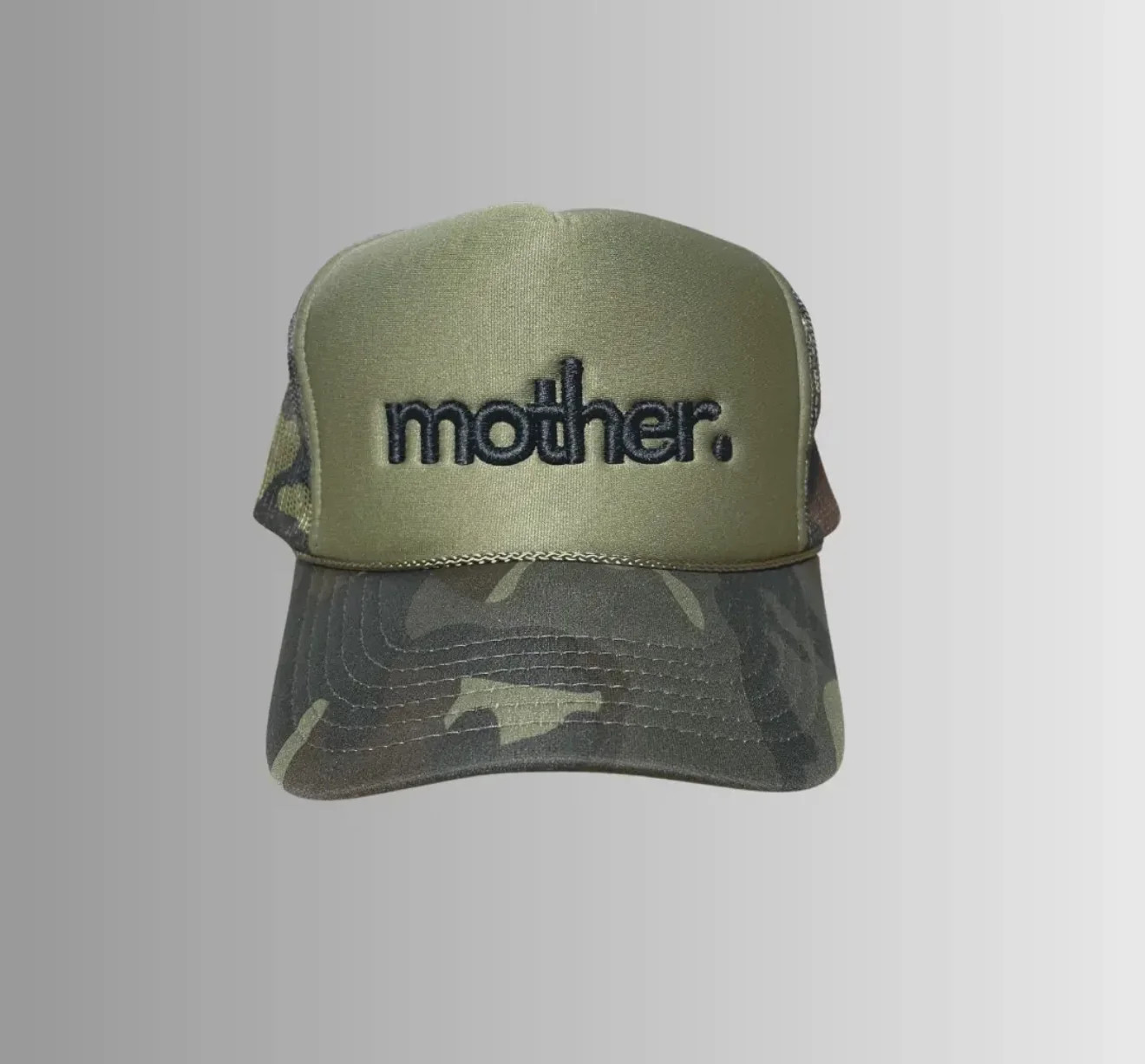 Mother Embroidered Hats Camo | The Collection TX 