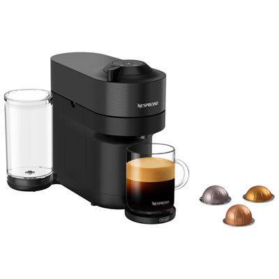 Machine À Café/Espresso Vertuo Pop+ De Nespresso Par De'longhi - Noir Réglisse | Best Buy Canada