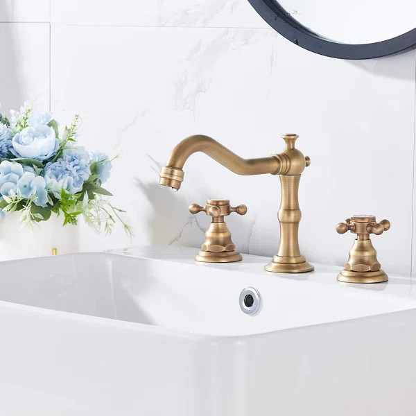 AAAA07K3KPZ39 Widespread Bathroom Faucet with Drain Assembly | Wayfair North America