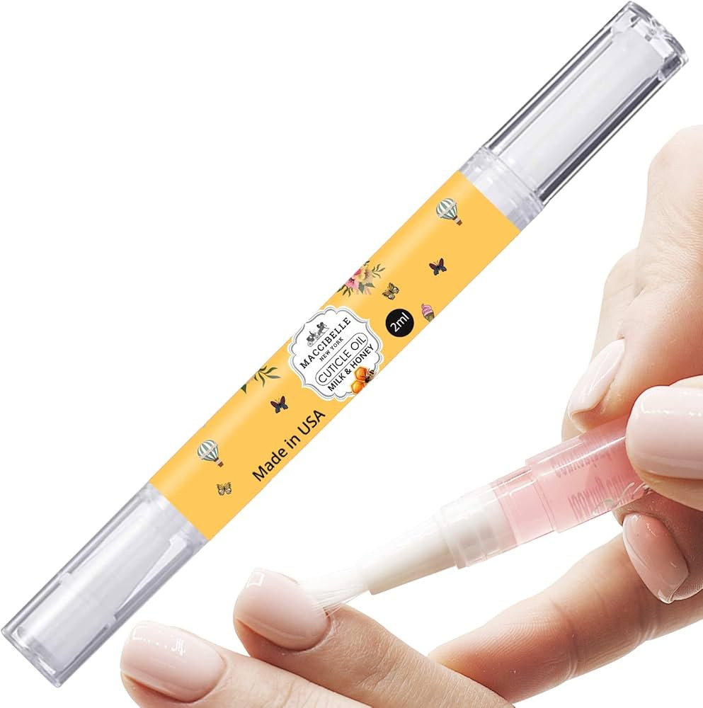 Maccibelle Milk & Honey Pure Cuticle & Nail Oil Pen 2ml Heals Dry Cracked Cuticles. | Amazon (US)