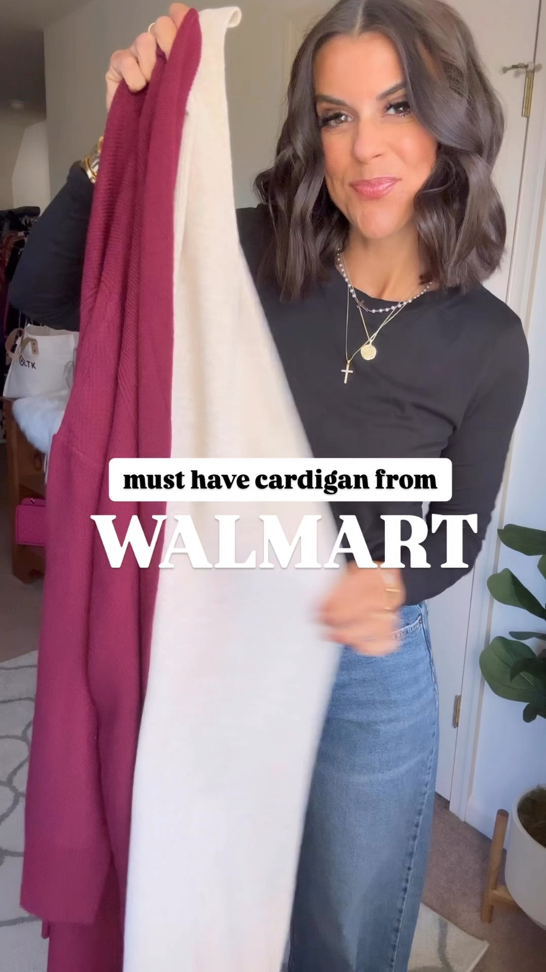 Love this Walmart cardigan! Wearing size small. Size 2 in jeans. Shoes fit true to size 

#LTKFindsUnder100 #LTKSeasonal #LTKVideo