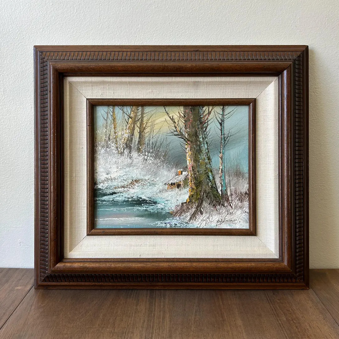 Signed Original Oil Painting in Custom Wooden Frame - Etsy | Etsy (US)