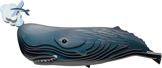 Eugy Sperm Whale 3D Puzzle, 24 Piece Eco-Friendly Educational Learning Puzzles for Kids 6+ | Amazon (US)