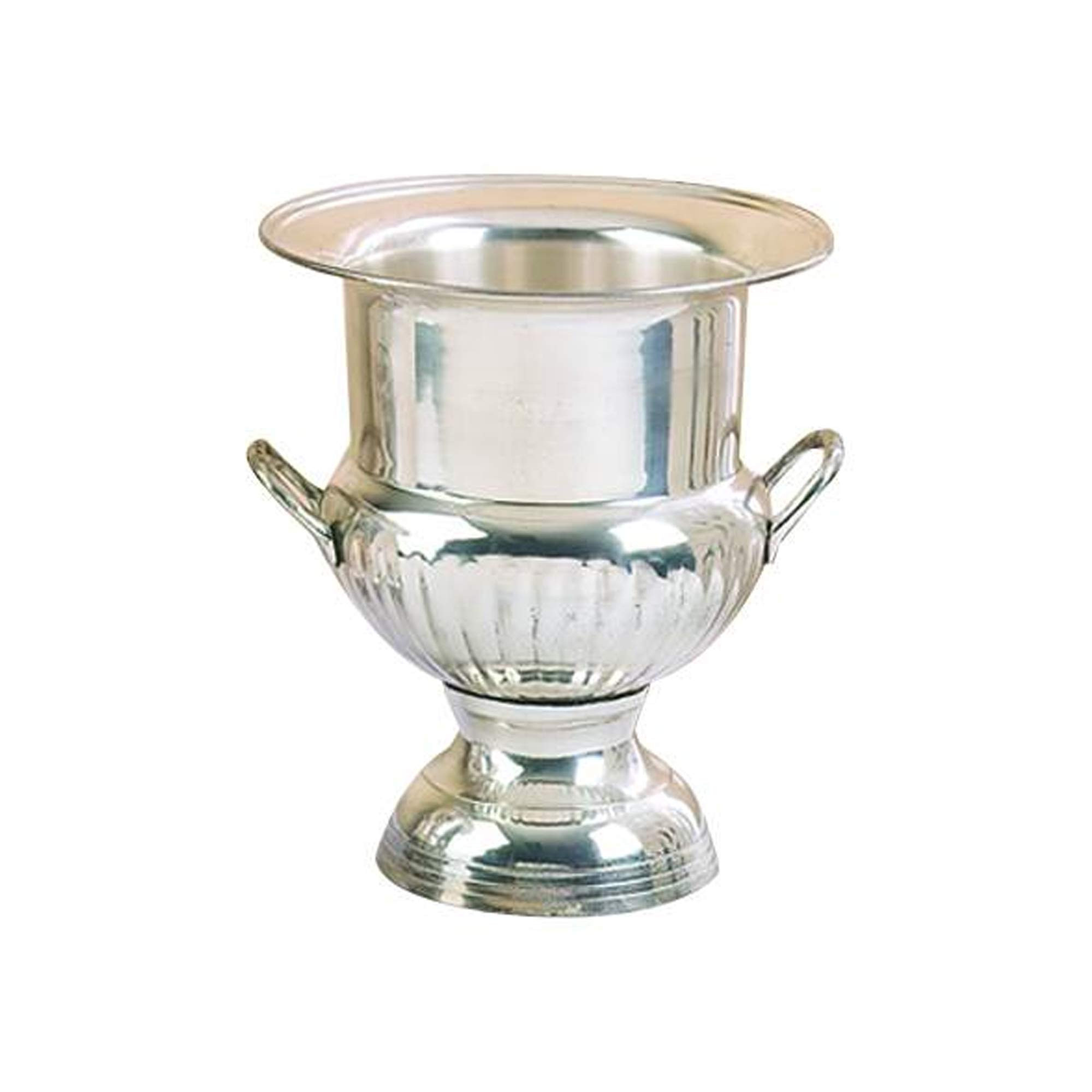 Benzara Traditional Style Silver Plated Brass Wine Bucket with 2 Handles | Amazon (US)