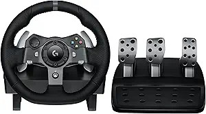 Logitech G920 Driving Force Racing Wheel and Floor Pedals, Real Force Feedback, Stainless Steel P... | Amazon (US)