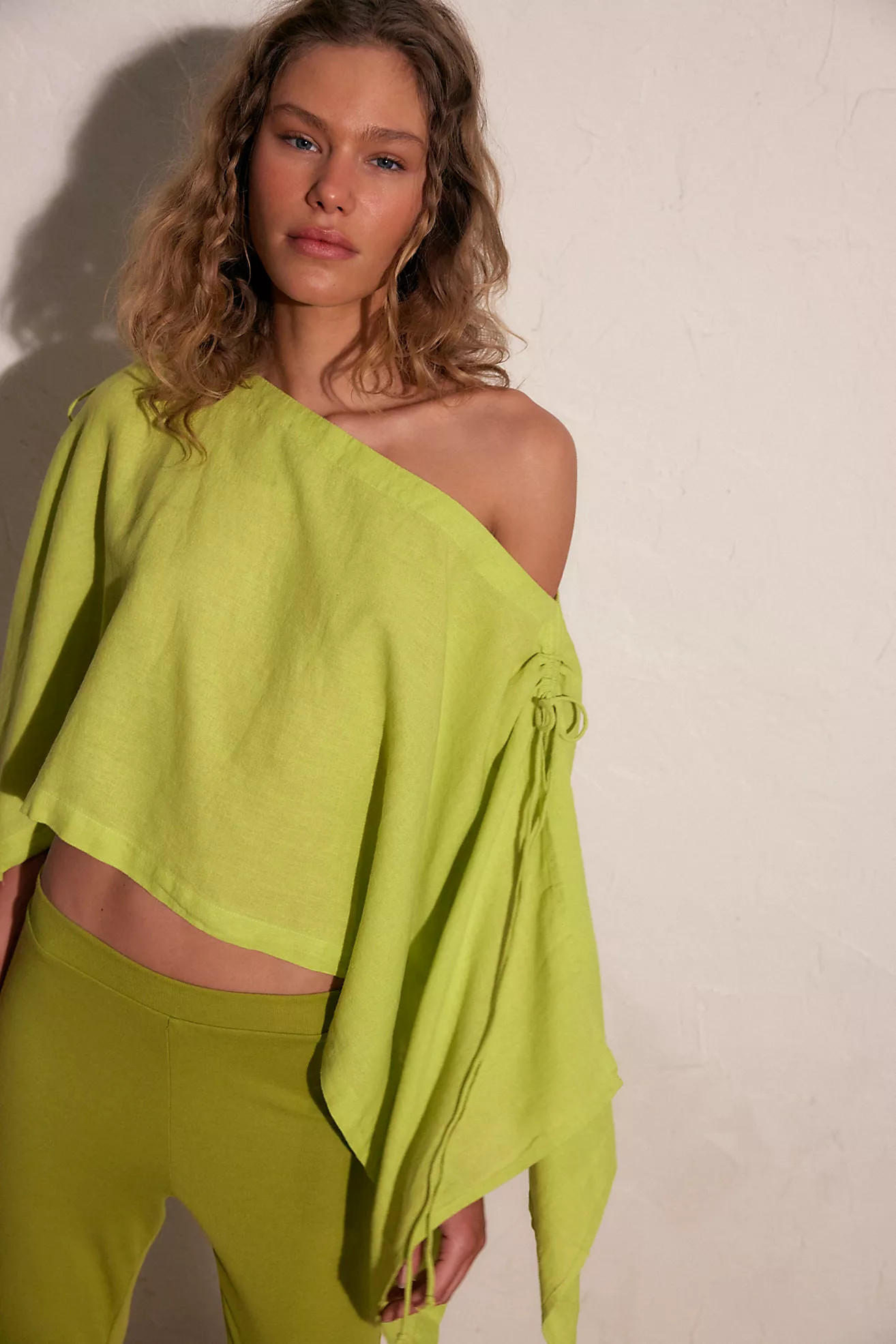 Coralyn Linen Convertible Cape Top | Free People (Global - UK&FR Excluded)