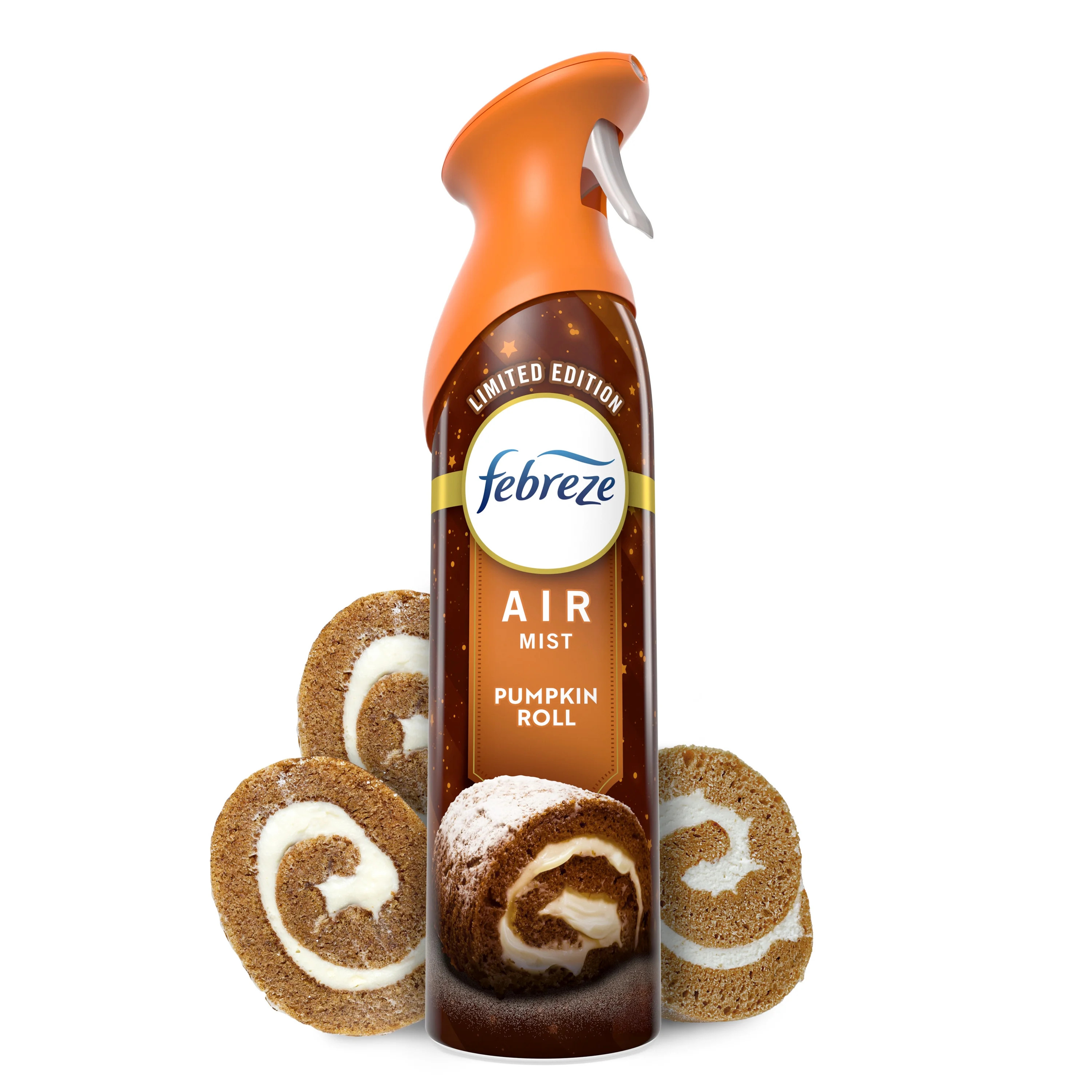 Febreze Air Freshener Spray, Odor-Fighting Room Spray, Pumpkin Roll Scent, 8.8oz, 1 Count | Walmart (US)