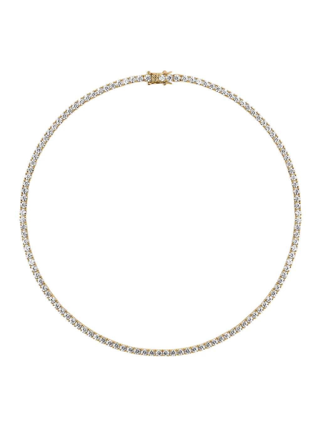 MOSS RIVIÈRE NECKLACE IN 3MM MOISSANITE | Dorsey
