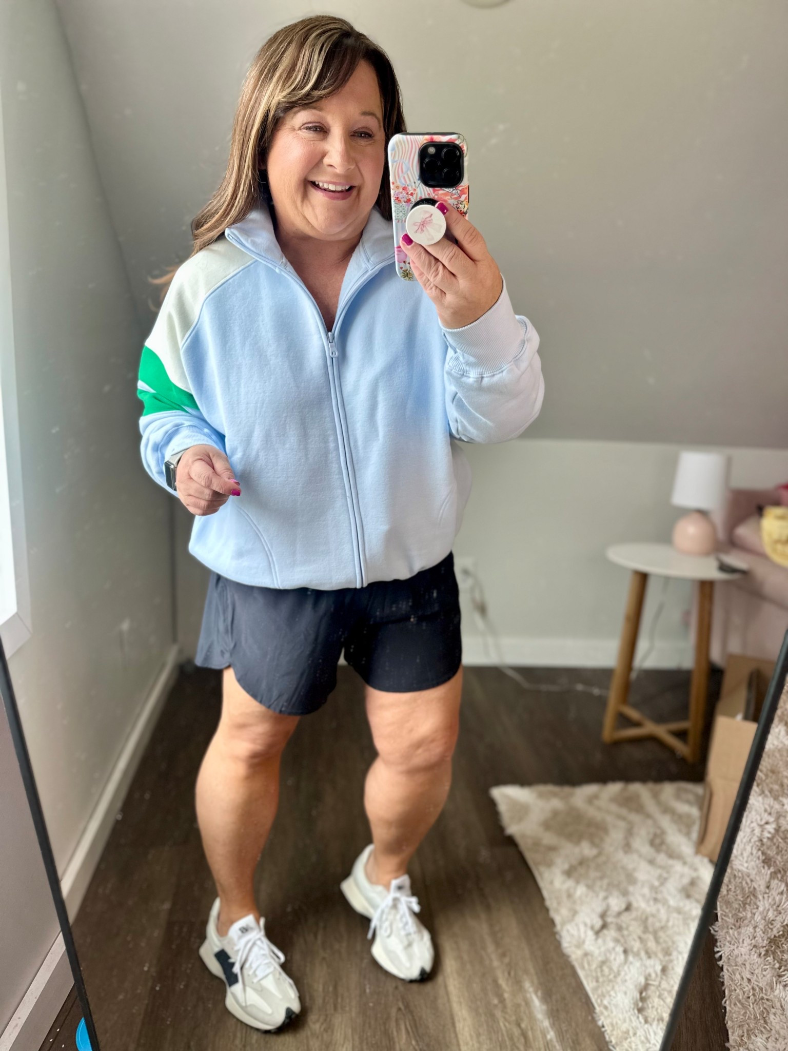 Love this color combo, looking for a zip up without a hood, this is a great option. 😉

#LTKOver40 #LTKmomlife #LTKootd