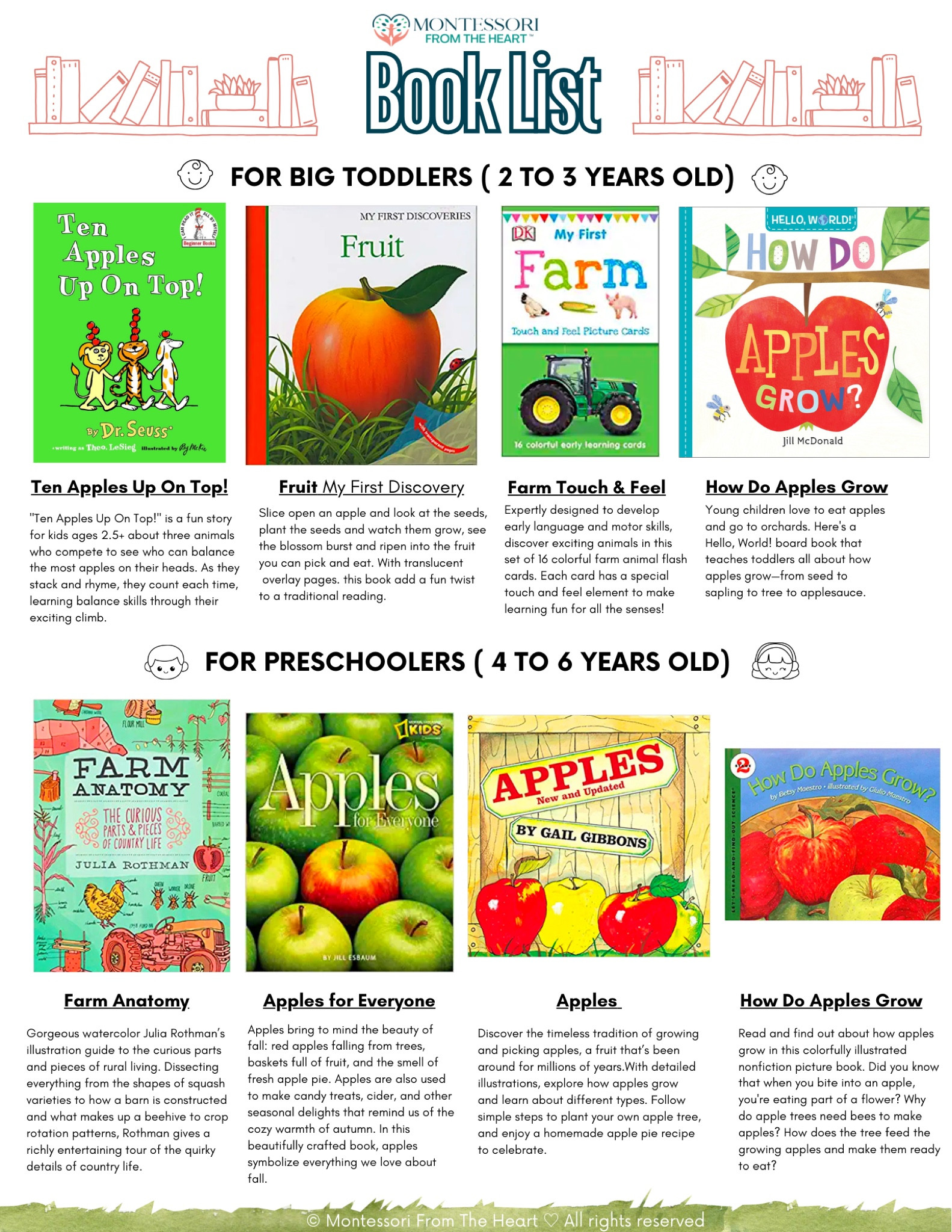 Apples 🍎 Themed Book 📚 List 

#LTKKids #LTKFamily #LTKSeasonal