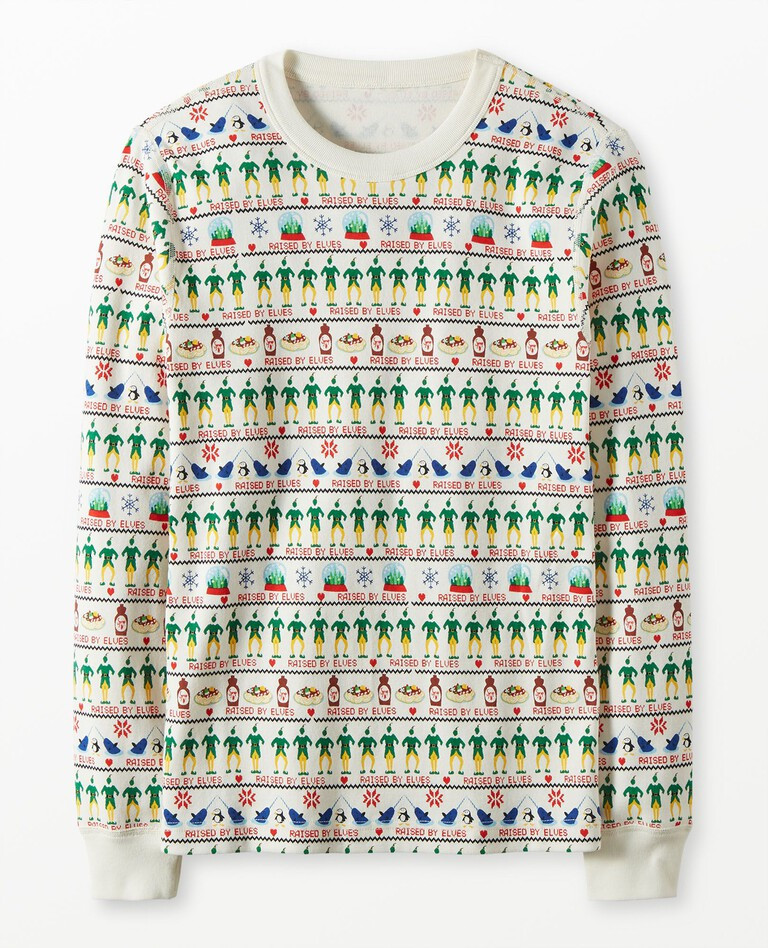 Warner Bros™ Discovery Elf Adult Unisex Long John Pajama Top | Hanna Andersson