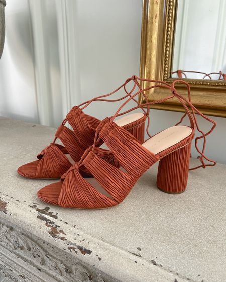 Strappy shoes for spring ✨ These look incredible are on, are comfortable, and the color is on trend. I took my true size.