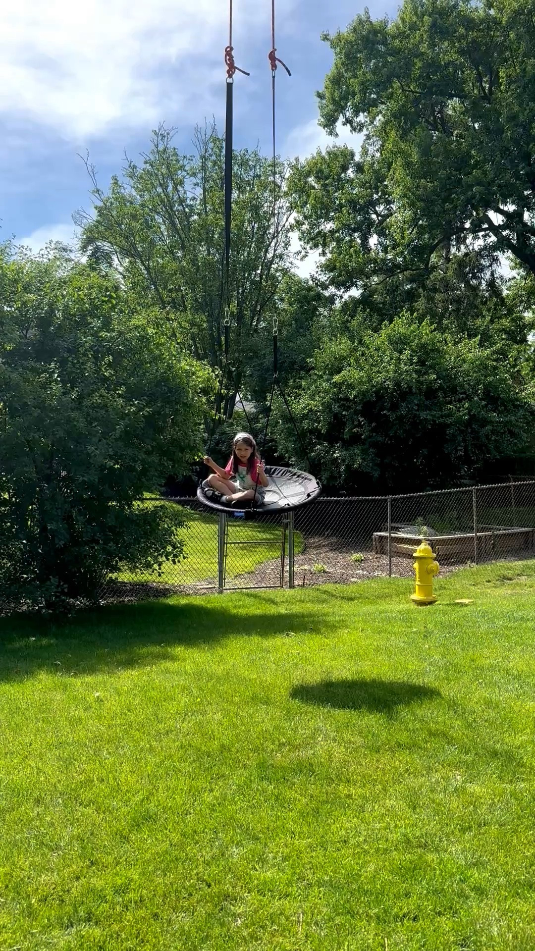 Swinging into summer 🤎 The perfect #treeswing. 
#AmazonFind

#LTKKids #LTKHome #LTKmomlife