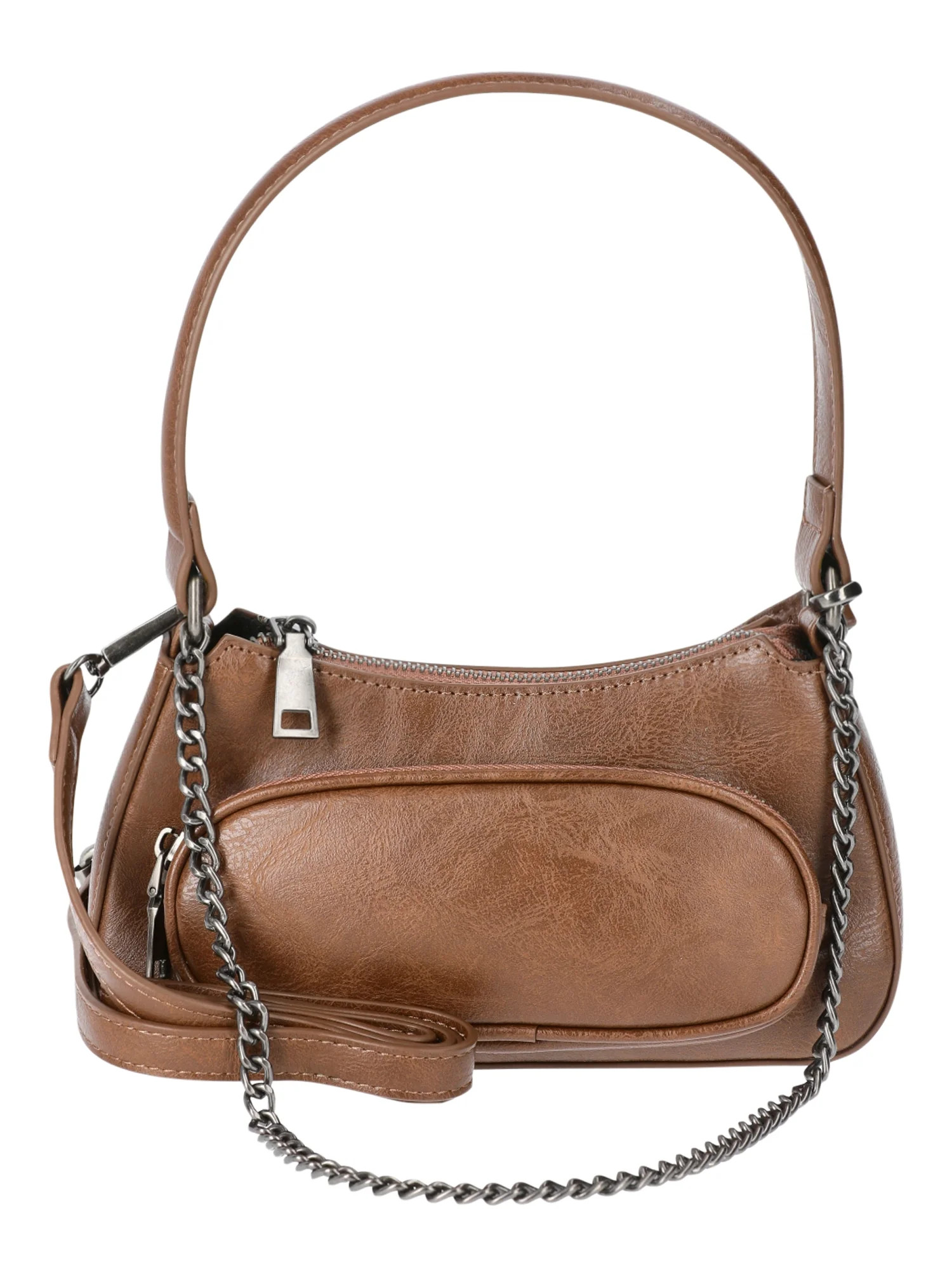 No Boundaries Mini Shoulder Bag, Brown, Women’s | Walmart (US)