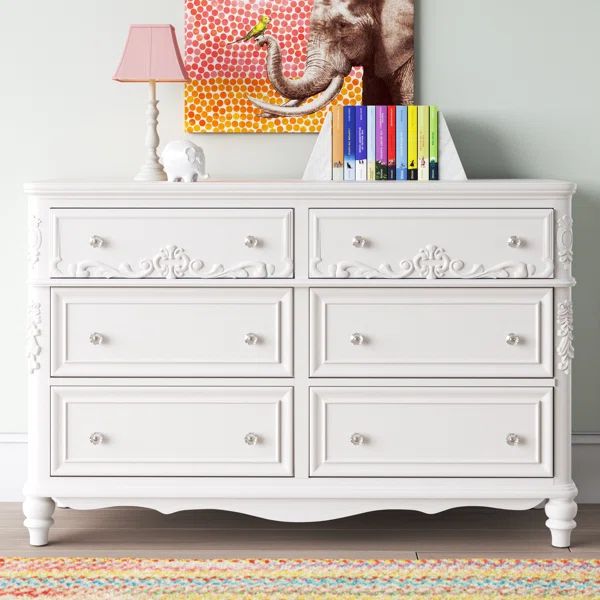 Fenster 56'' Wide 6 - Drawer Double Dresser | Wayfair North America