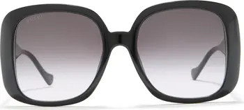 57mm Oversized Square Sunglasses | Nordstrom Rack