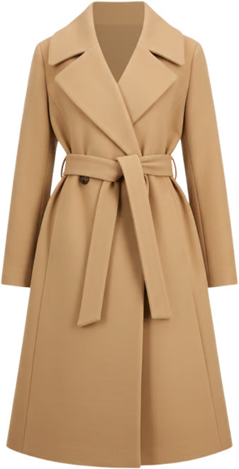 CeCe Women's Single-Breasted Belted Coat - Macy's | Macy's