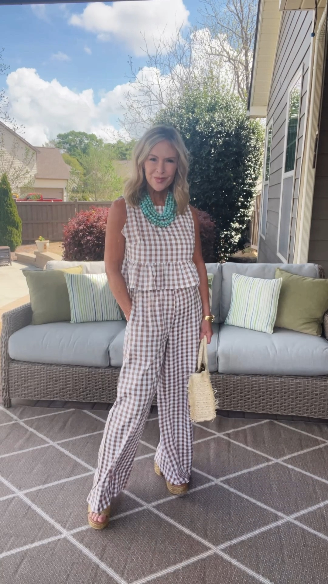 Gingham and ruffles!!!!

#LTKdayinmylife #LTKgrwm #LTKMothersDay