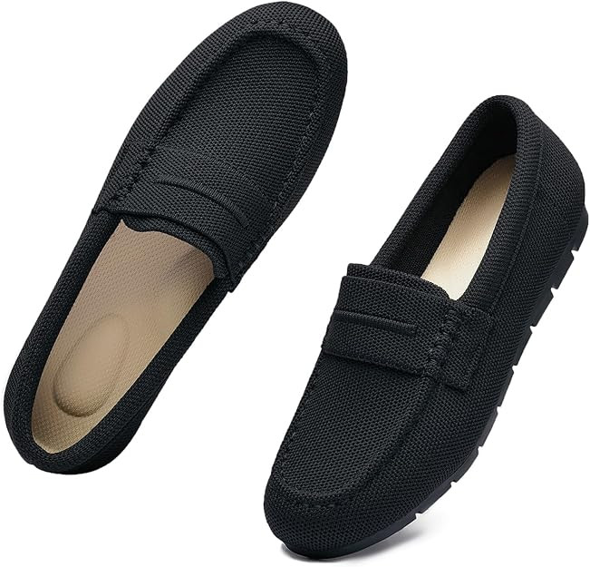 Loafers for Women Comfortable Slip on Work Flats Shoes Womens Dressy Casual Walking Shoes | Amazon (US)