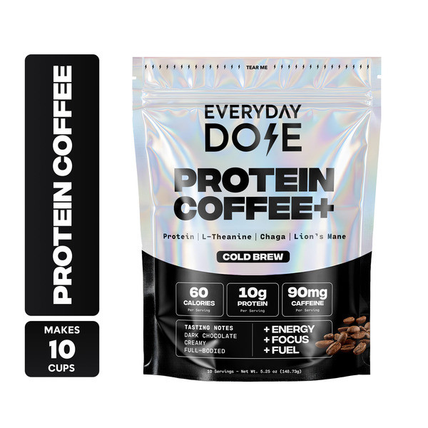 Everyday Dose Protein Coffee+ Cold Brew Instant Coffee | Instacart