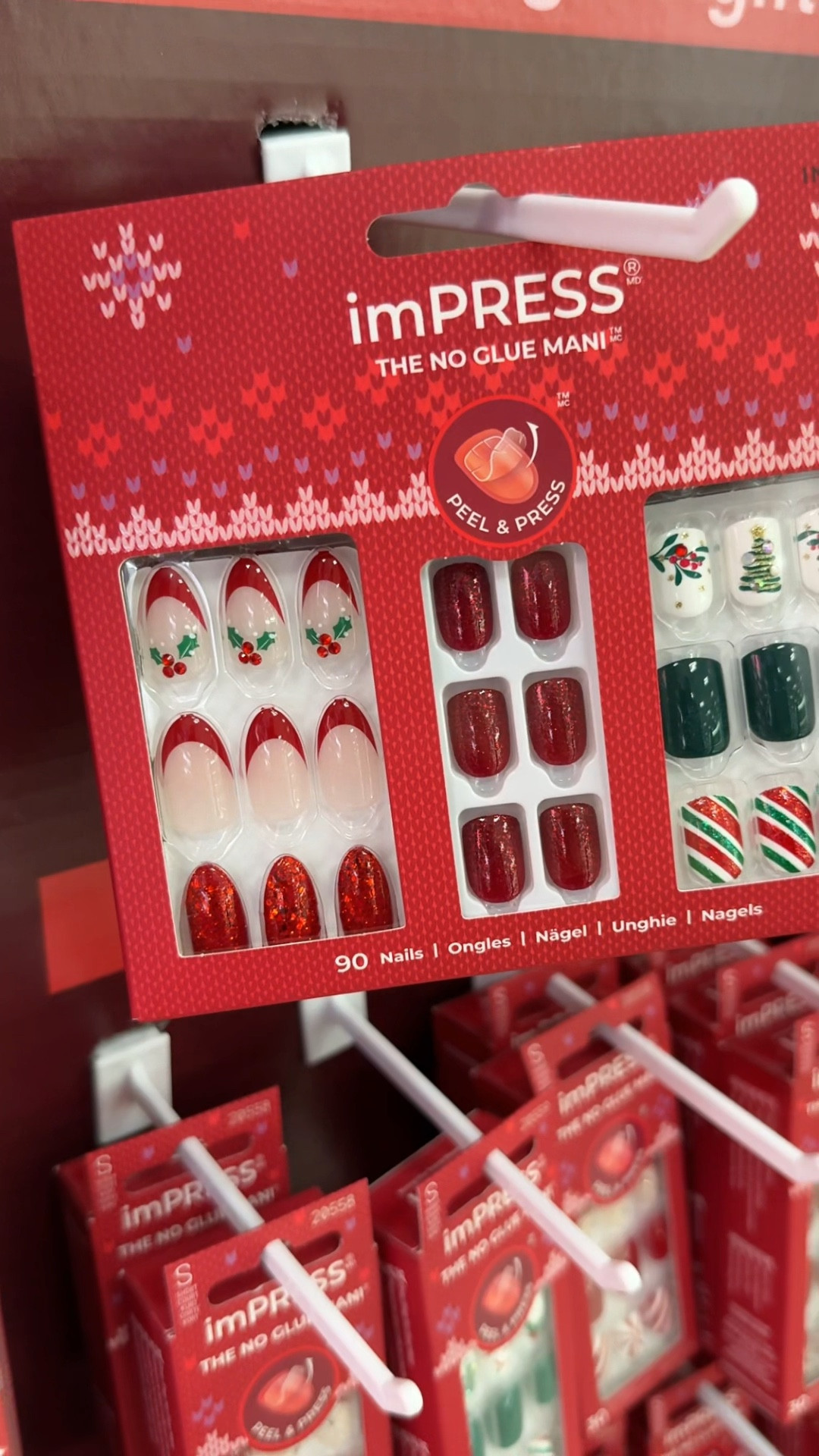 target press on nails holiday style