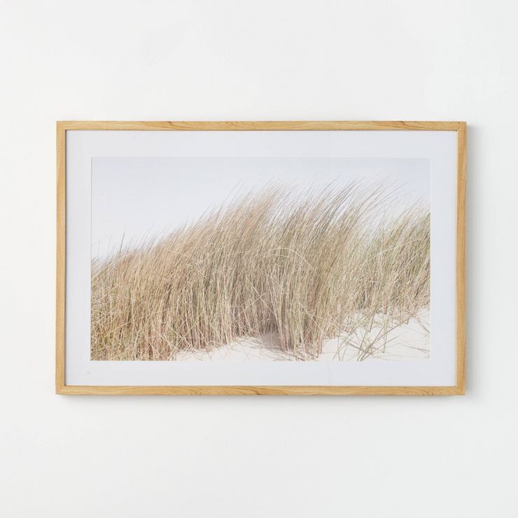 36&#34; x 24&#34; Grassy Dune Framed Wall Art - Threshold&#8482; designed with Studio McGee | Target