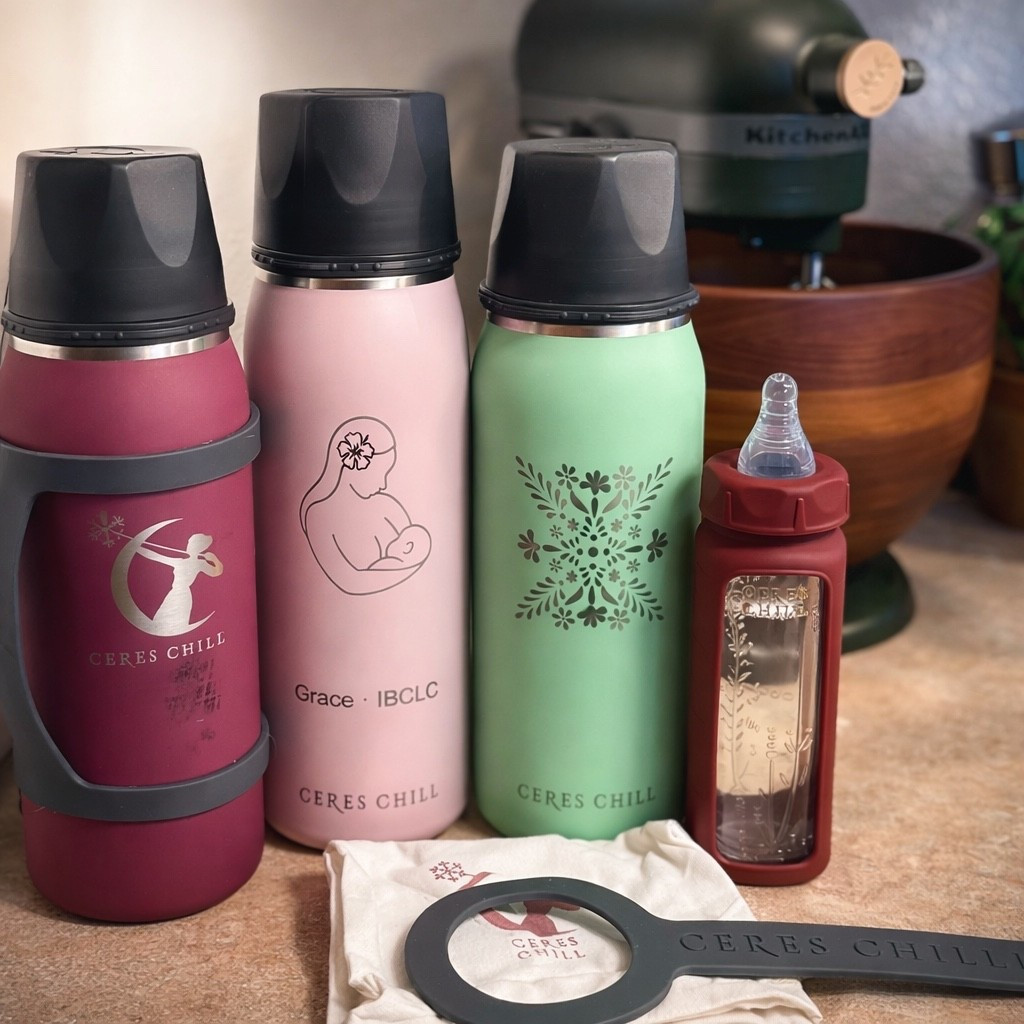 Love love LOVE my new Ceres Chill ❄️

I had no idea you can keep using it as a water bottle after you’re done breastfeeding… how cool is that?!

Here’s why I’m obsessed:
• Chills up to 28 oz of milk for 24 hours
• Doubles as a portable bottle warmer
• Compatible with all major pumps
• TSA-friendly (I literally bring mine every time I travel)

It’s so multifunctional, sustainable, and actually built with real moms in mind. The brand truly cares about supporting breastfeeding families, and it shows 🤍
Discount code: GRACEM15