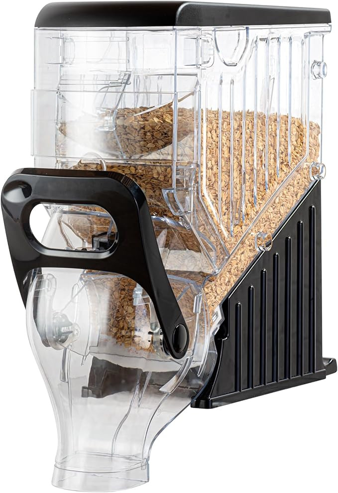 Restaurantware-Met Lux 2.1 Gallon Dry Food Dispenser, 1 Airtight Cereal Dispenser - With Base Sta... | Amazon (US)