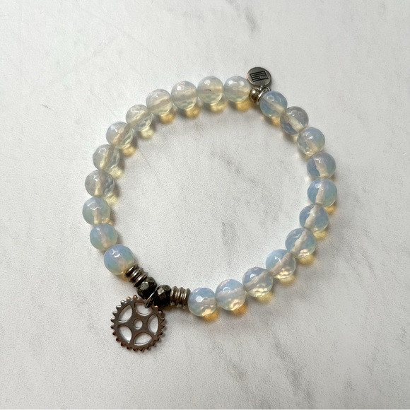 [t jazelle] gear stretch charity bracelet opalite | Poshmark
