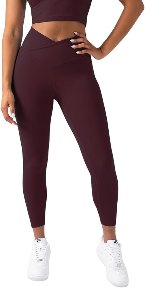YITTY Active Women's Ultraluxe Crossover High-Waist Legging, Athleisure, 4-Way-Stretch | Amazon (US)