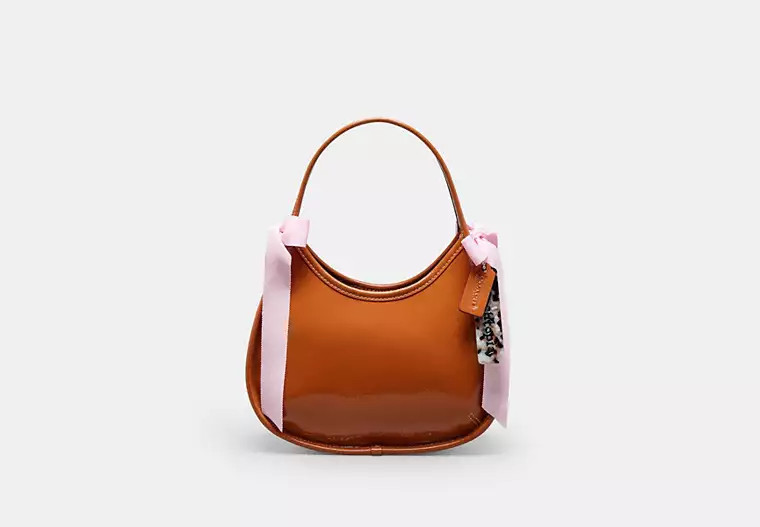 Ergo Bag In Crinkle Patent Coachtopia Leather With Bows | Coach (US)