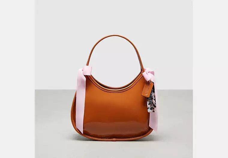 Ergo Bag In Crinkle Patent Coachtopia Leather With Bows | Coach (US)