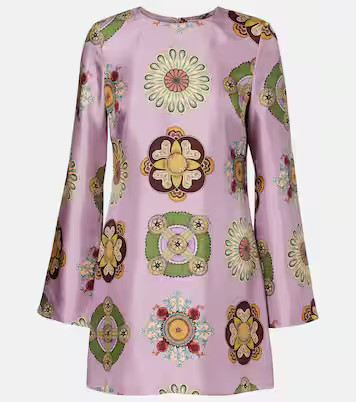 Supremes Swing silk twill minidress | Mytheresa (US/CA)