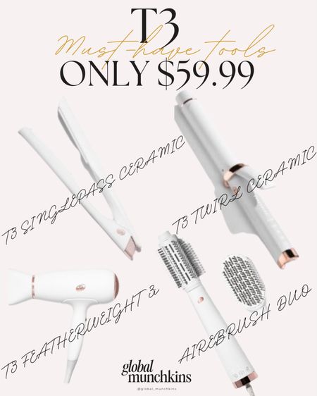 Big  T3 SALE! T3 favs only $59.99! Sale through 2/14! These are the best prices you will see on my favorite hair style tools! The curling iron keeps my curls for two days! The best hair styling tools!

#LTKover40 #LTKsalealert #LTKbeauty