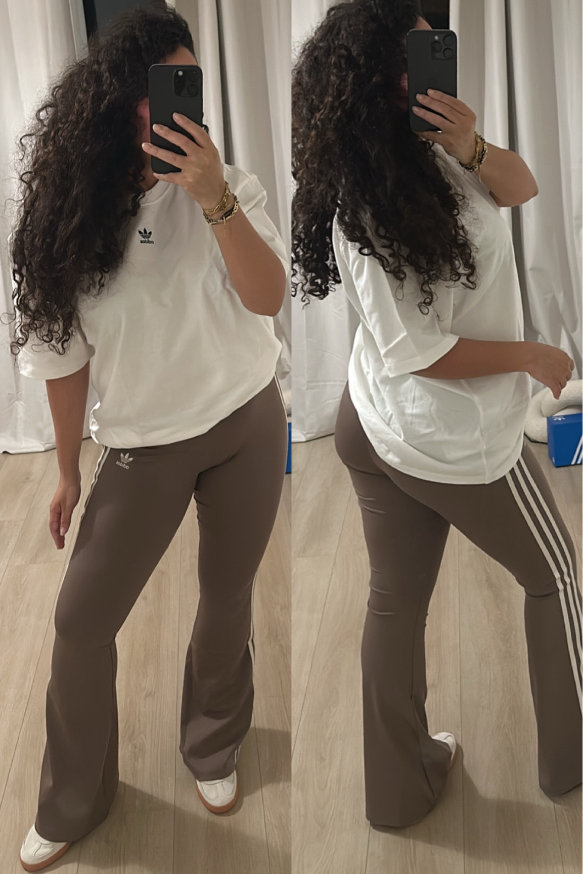 Adidas flared legging, size M, true to size, high waisted, stretchy! Available in more colors! Love this legging 

#LTKstyletip #LTKnederlands