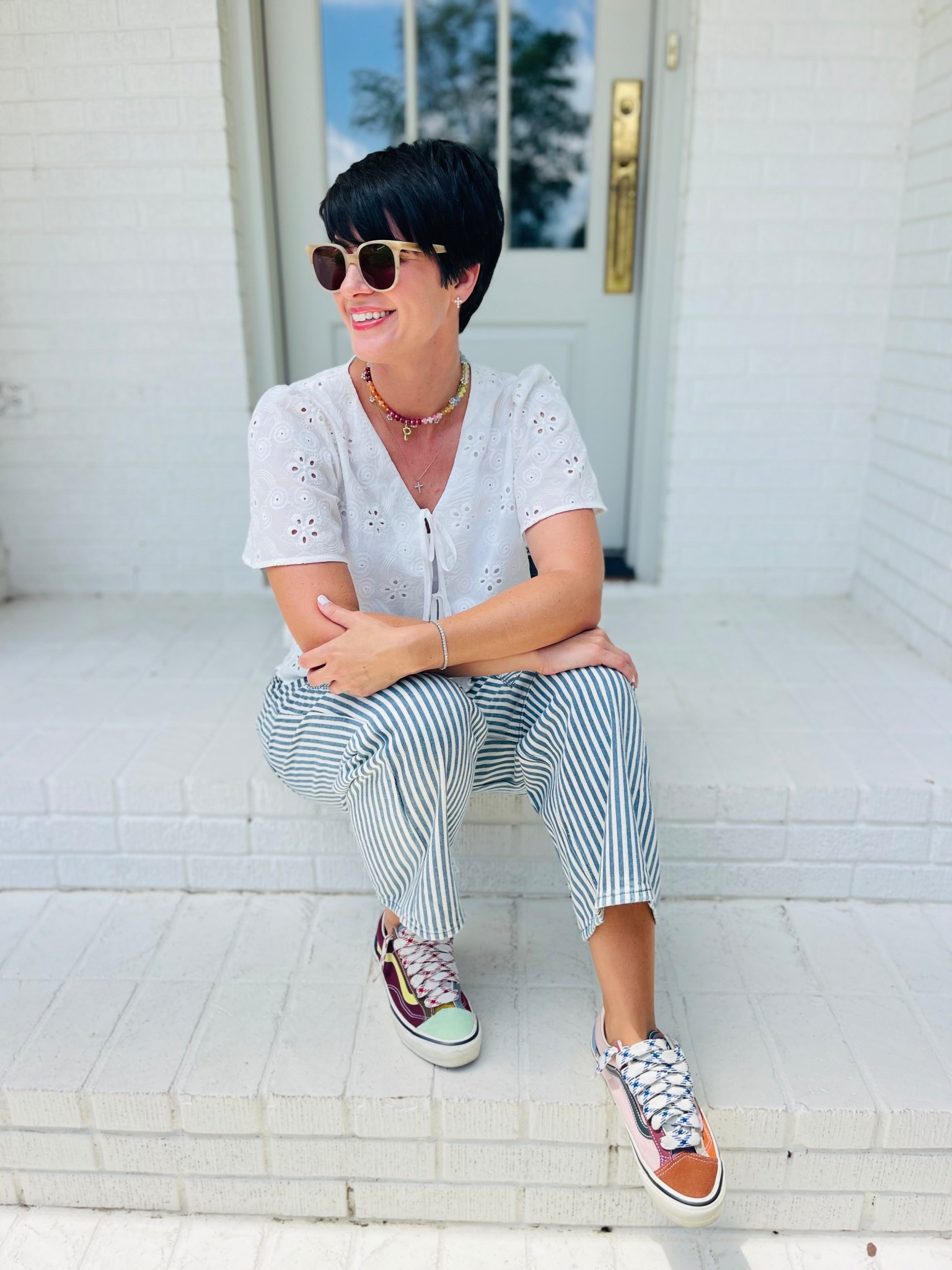 This top has been my go-to all summer! It’s lightweight, breathable, and goes with everything. So easy to dress up or down and it’s marked down today! 🙌🏻I’ll link the pants and shoes too!

Speaking of shoes, when I first got these I wasn’t sure how much I’d wear them, but now they’re probably my most worn pair. These would be great to pick up for back to school! 

#LTKShoeCrush #LTKU #LTKFamily