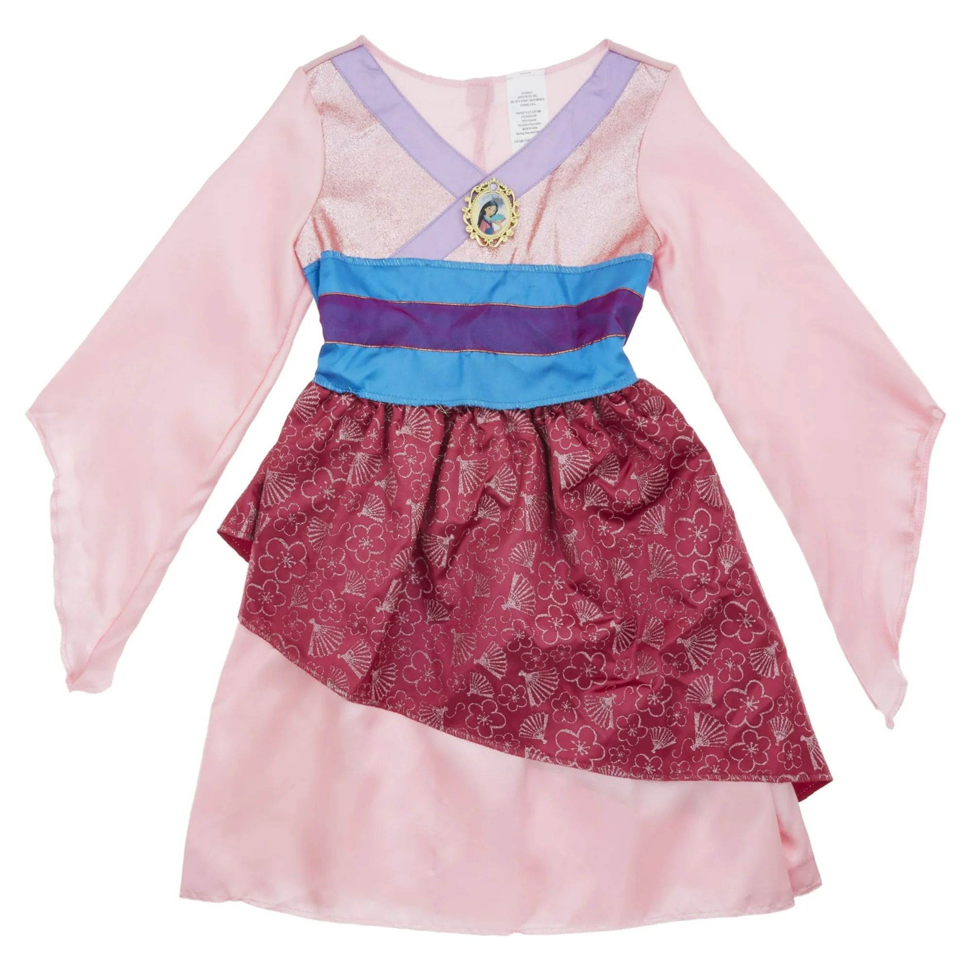 Disney Princess Ultimate Glitter Bodice and Skirt Mulan Dress - Walmart.com | Walmart (US)