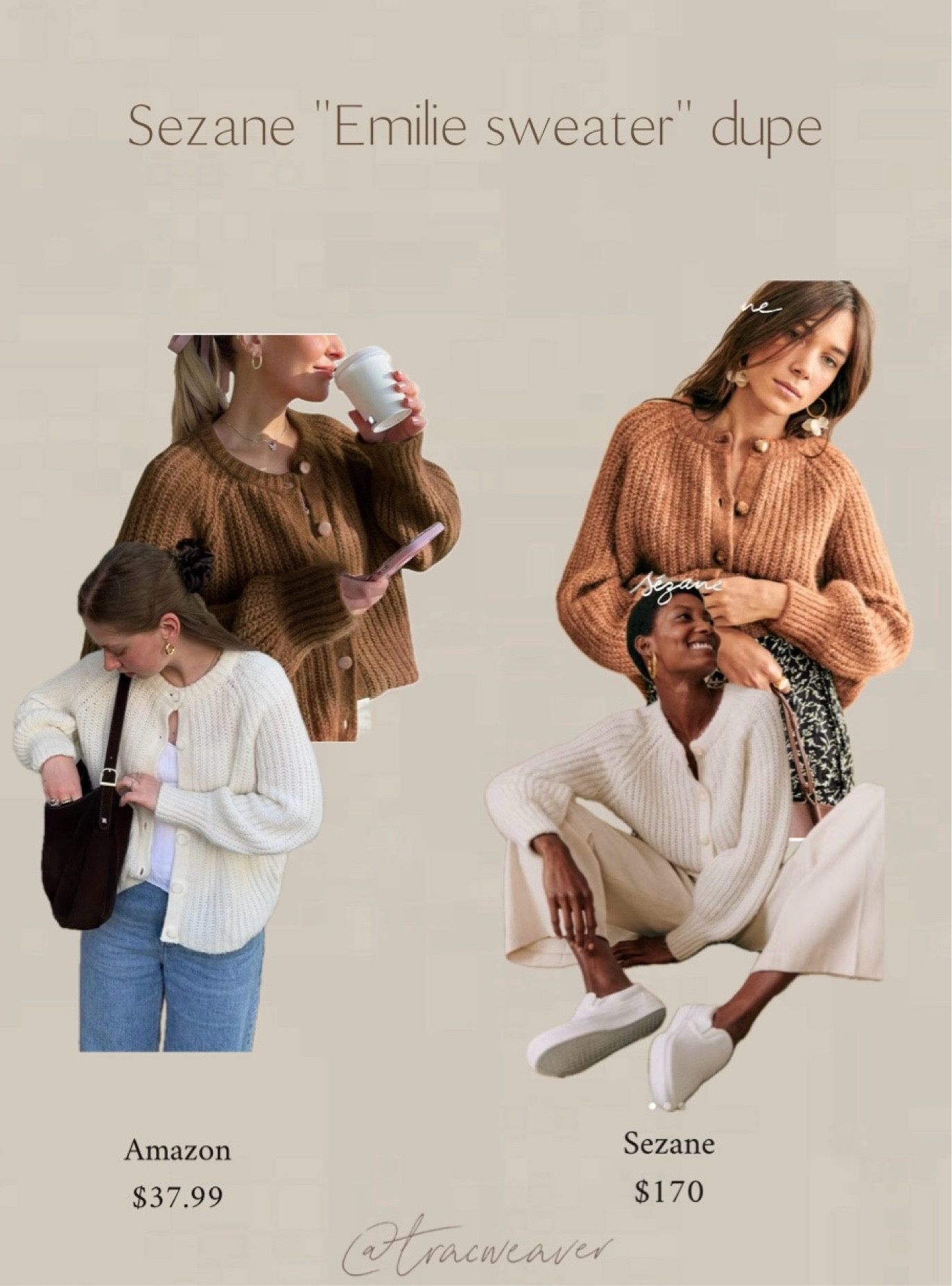 I’ve seen lots of good videos and reviews on this Amazon sweater! A dupe for the Sezane Emilie cardigan! 

#LTKSeasonal #LTKFindsUnder50 #LTKStyleTip