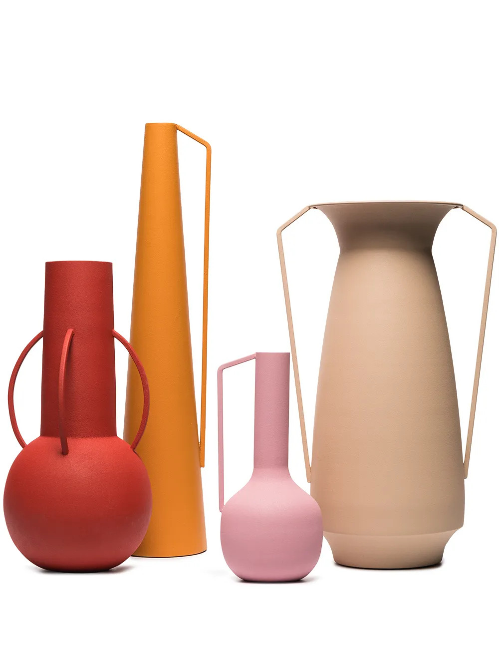 POLSPOTTEN Roman powder-coated Vases (set Of 4) | Red | FARFETCH AU | Farfetch Global