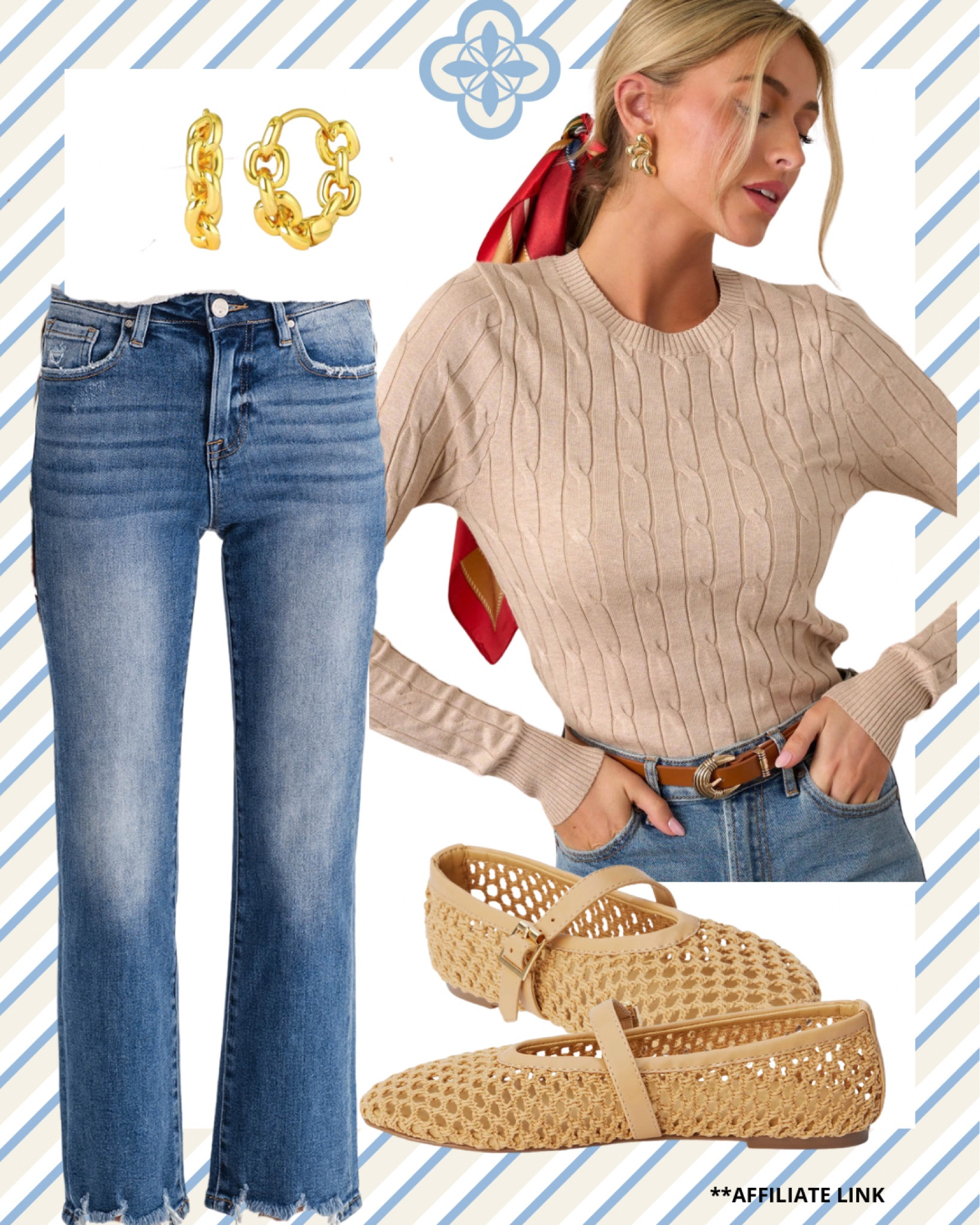 Love the hem on these jeans and the cable knit sweater that is a favorite for Fall transitions.


#LTKOver40 #LTKFindsUnder100 #LTKStyleTip