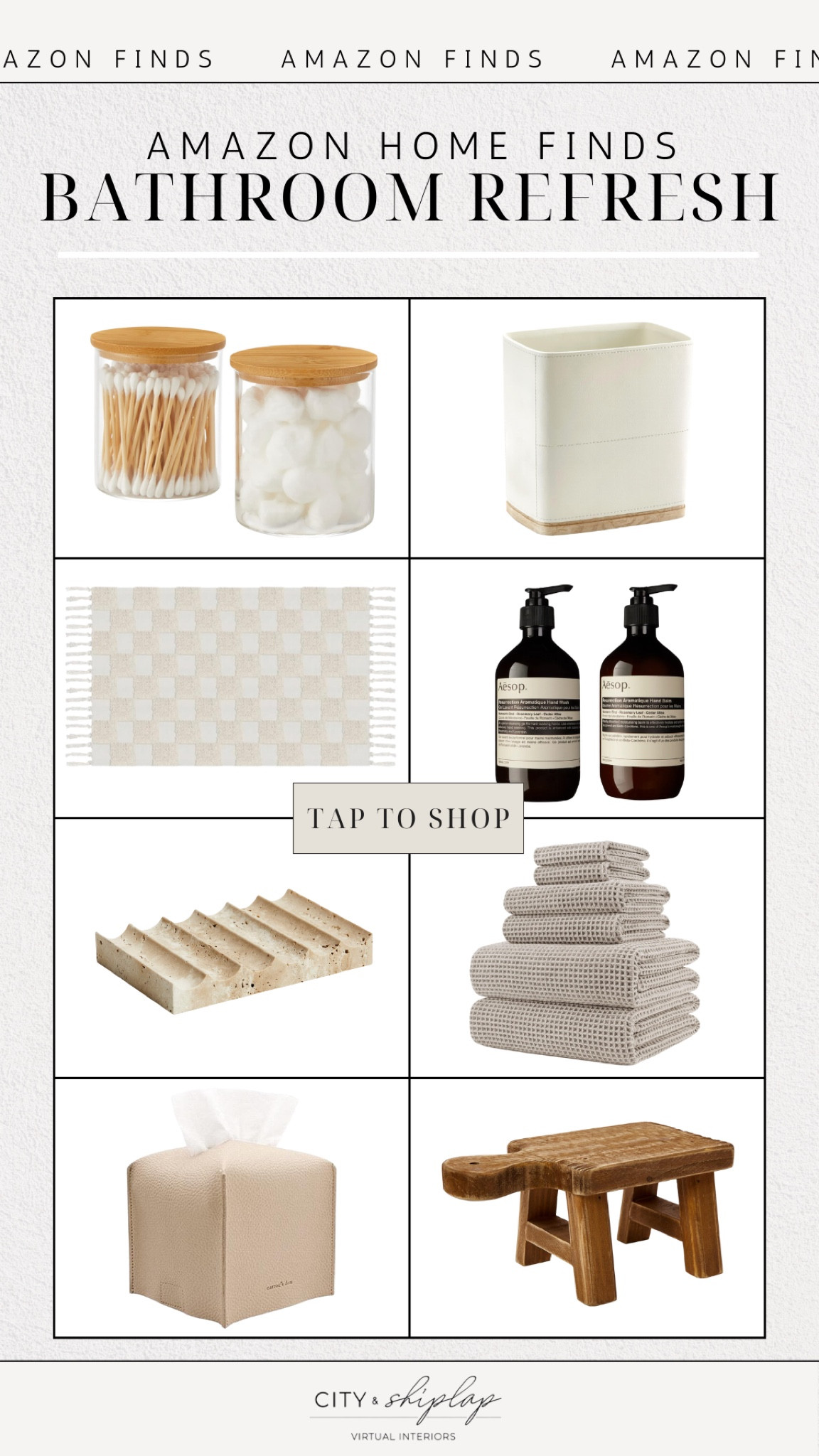 Bathroom refresh finds from Amazon 

#LTKFindsUnder100 #LTKFindsUnder50 #LTKHome