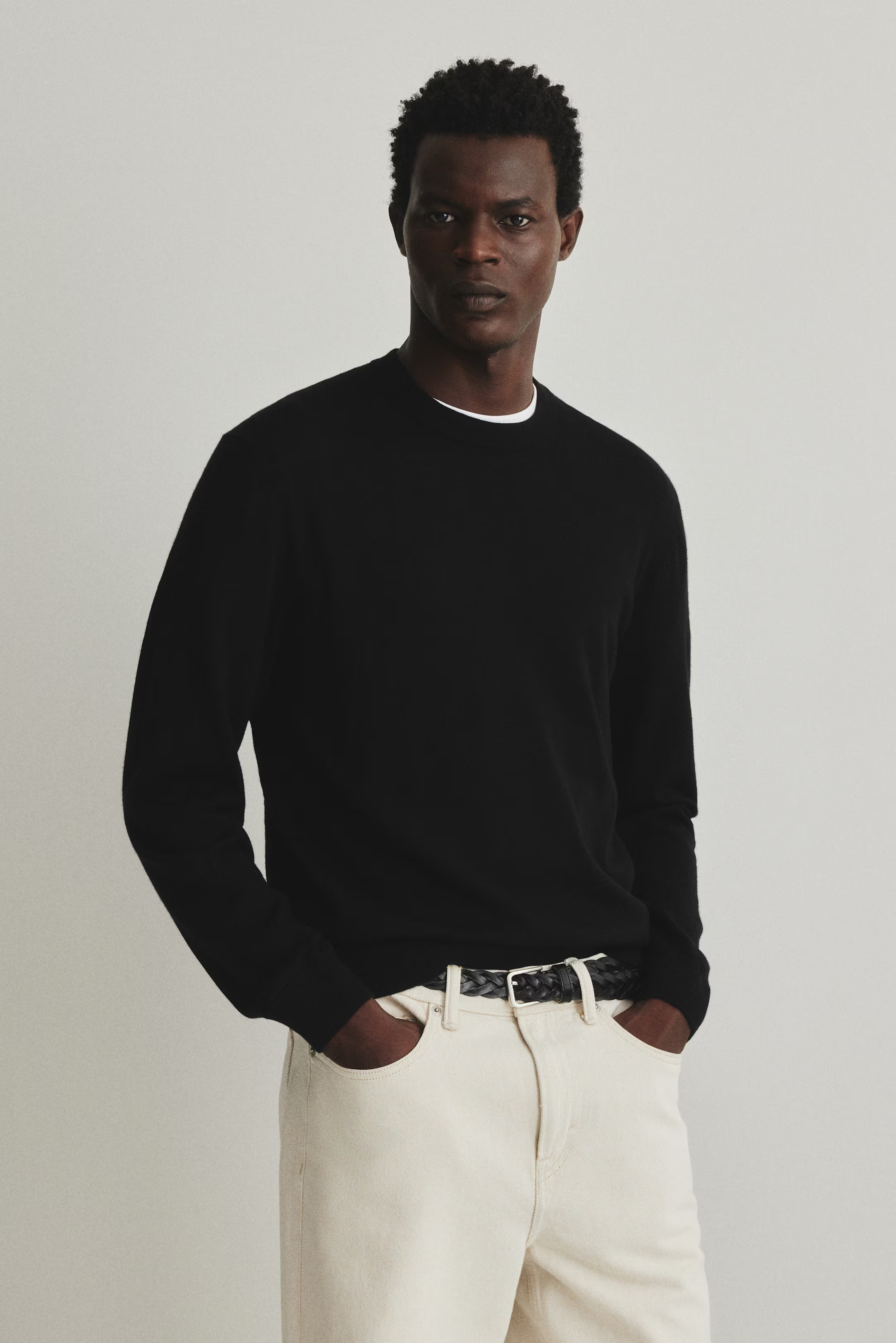 Regular-Fit Merino Wool Sweater | H&M (US + CA)